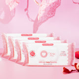Lingettes toilette Intime au Sweet Litchi x120 - lot de 4