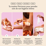 Lingettes toilette Intime Amber Flower x120 - lot de 4