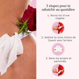 Lingettes toilette Intime Rose Mystik x120 – lot de 4