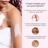 Lait en spray parfumé au Musc Blanc - l'Irrésistible