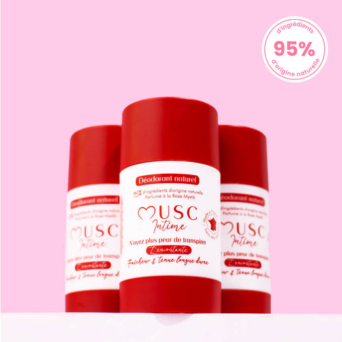 3 déodorants Rose Mystik