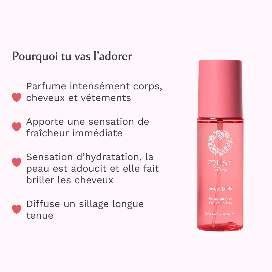 Brume All Over Corps & Cheveux au Sweet Litchi