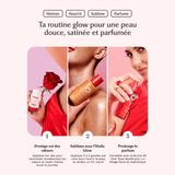 Huile Glow Pailletée Corps Rose Mystik