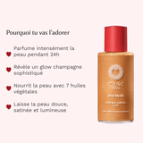 Huile Glow Pailletée Corps Rose Mystik