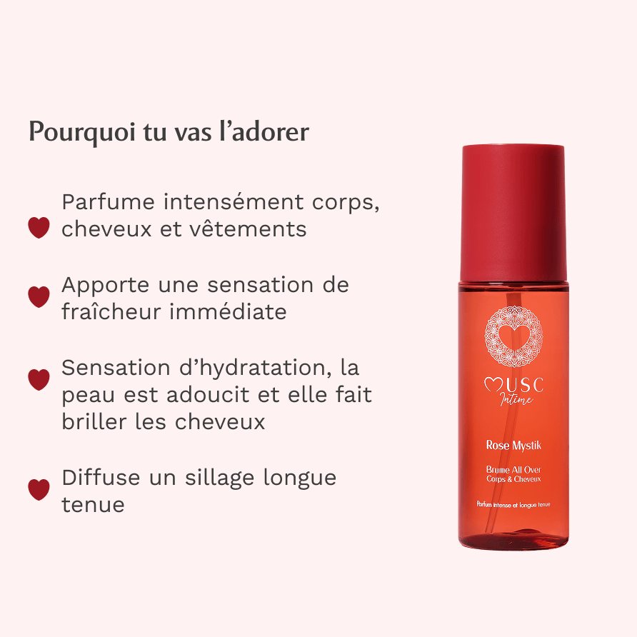 Brume All Over Corps & Cheveux à la Rose Mystik