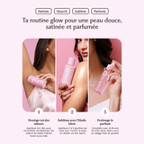 Huile Glow Pailletée Corps Musc Blanc