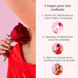 3 déodorants Rose Mystik
