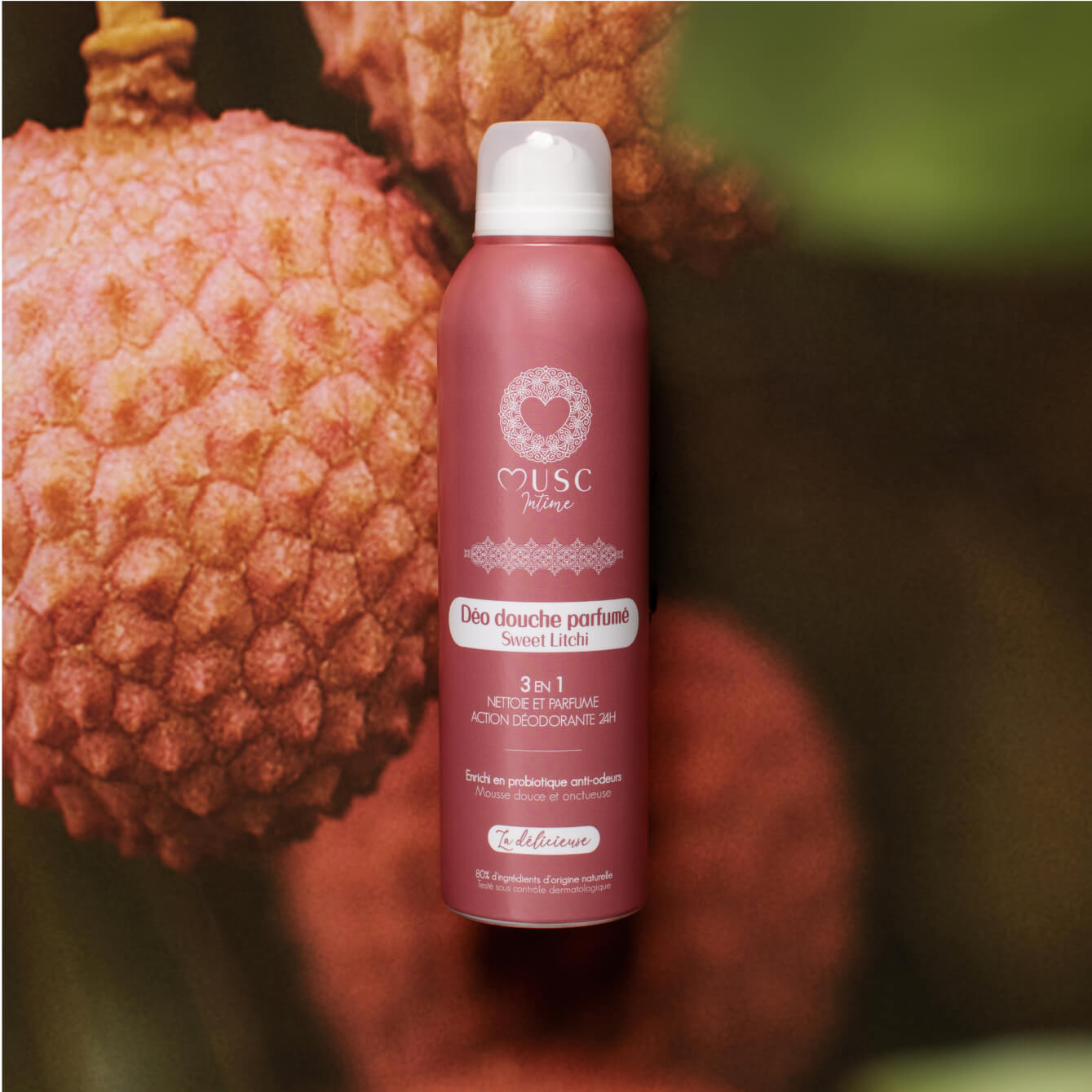 Déo douche parfumé au Sweet Litchi - la Délicieuse