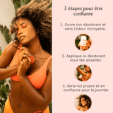 3 déodorants Hot Peach