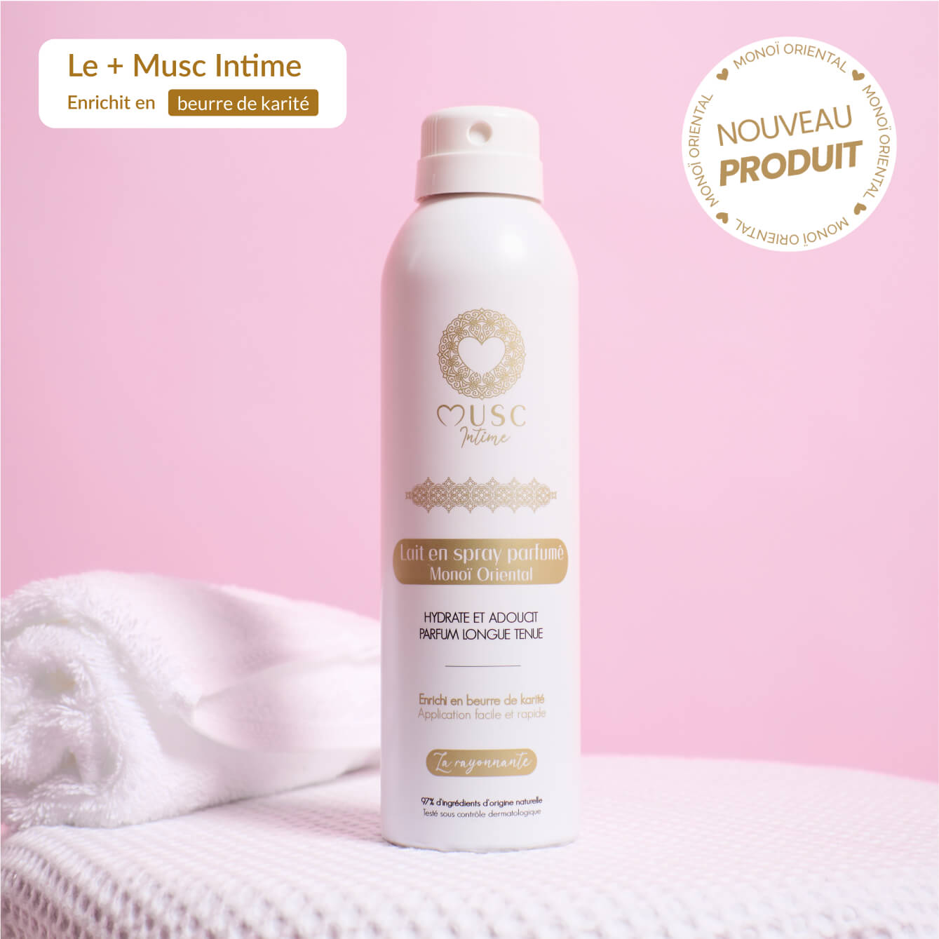 Lait en spray parfumé Monoï Oriental - la Rayonnante