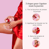 Mousse nettoyante Intime Rose Mystik - l'Envoûtante