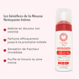 Mousse nettoyante Intime Rose Mystik - l'Envoûtante