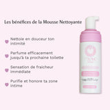 Mousse nettoyante Intime au Musc Blanc - l'Irrésistible