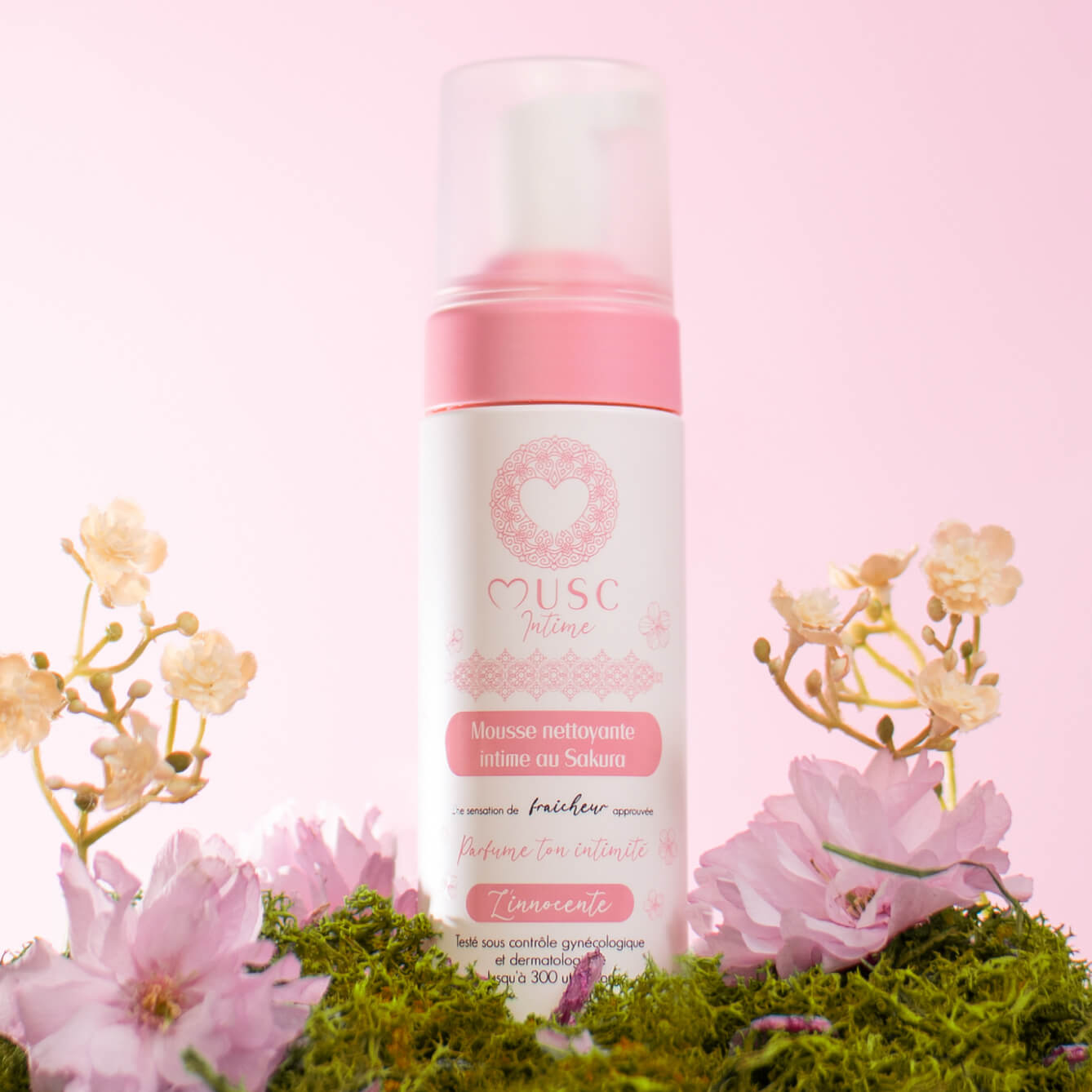 Mousse nettoyante Intime au Sakura - l’Innocente