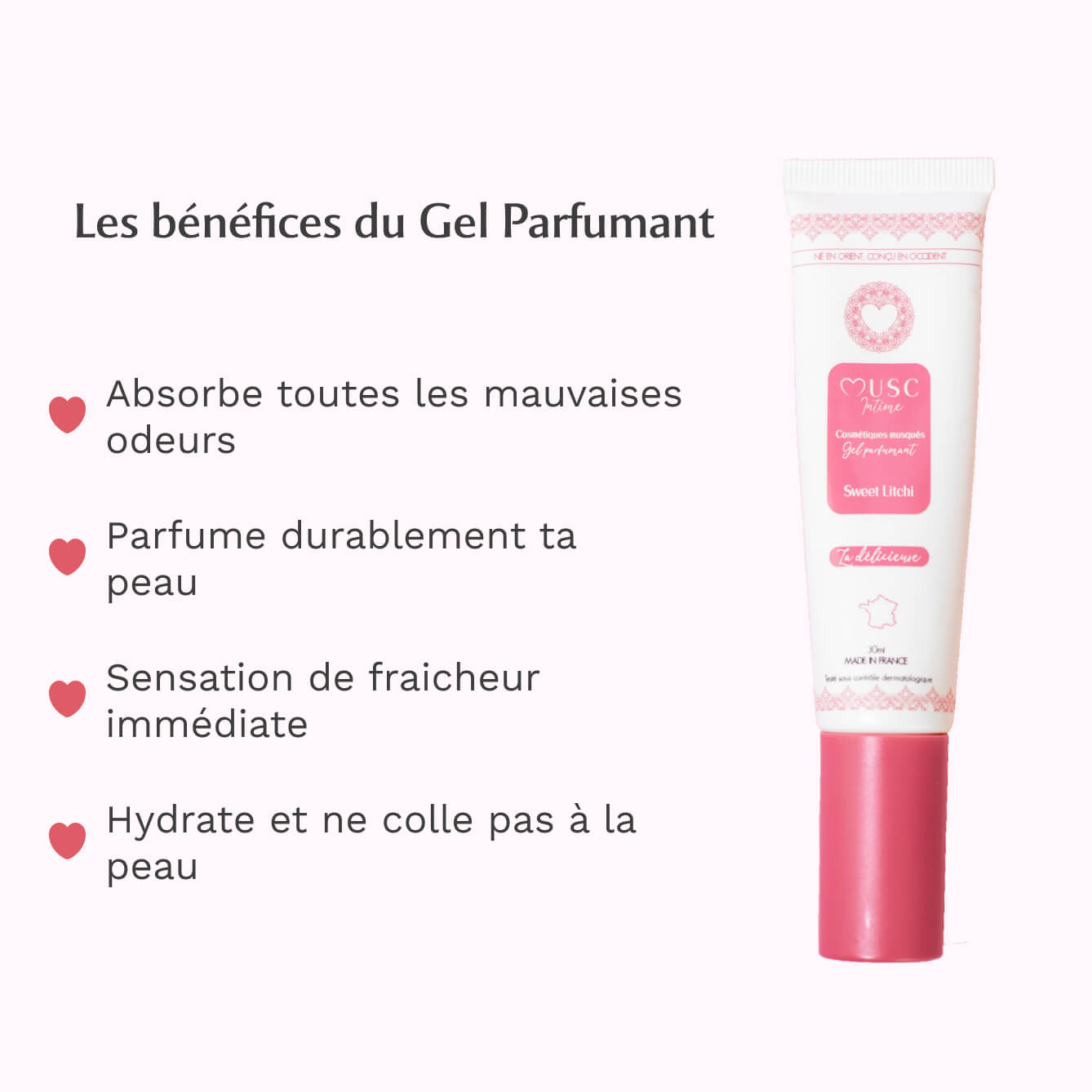 Gel parfumant la Délicieuse - Sweet Litchi