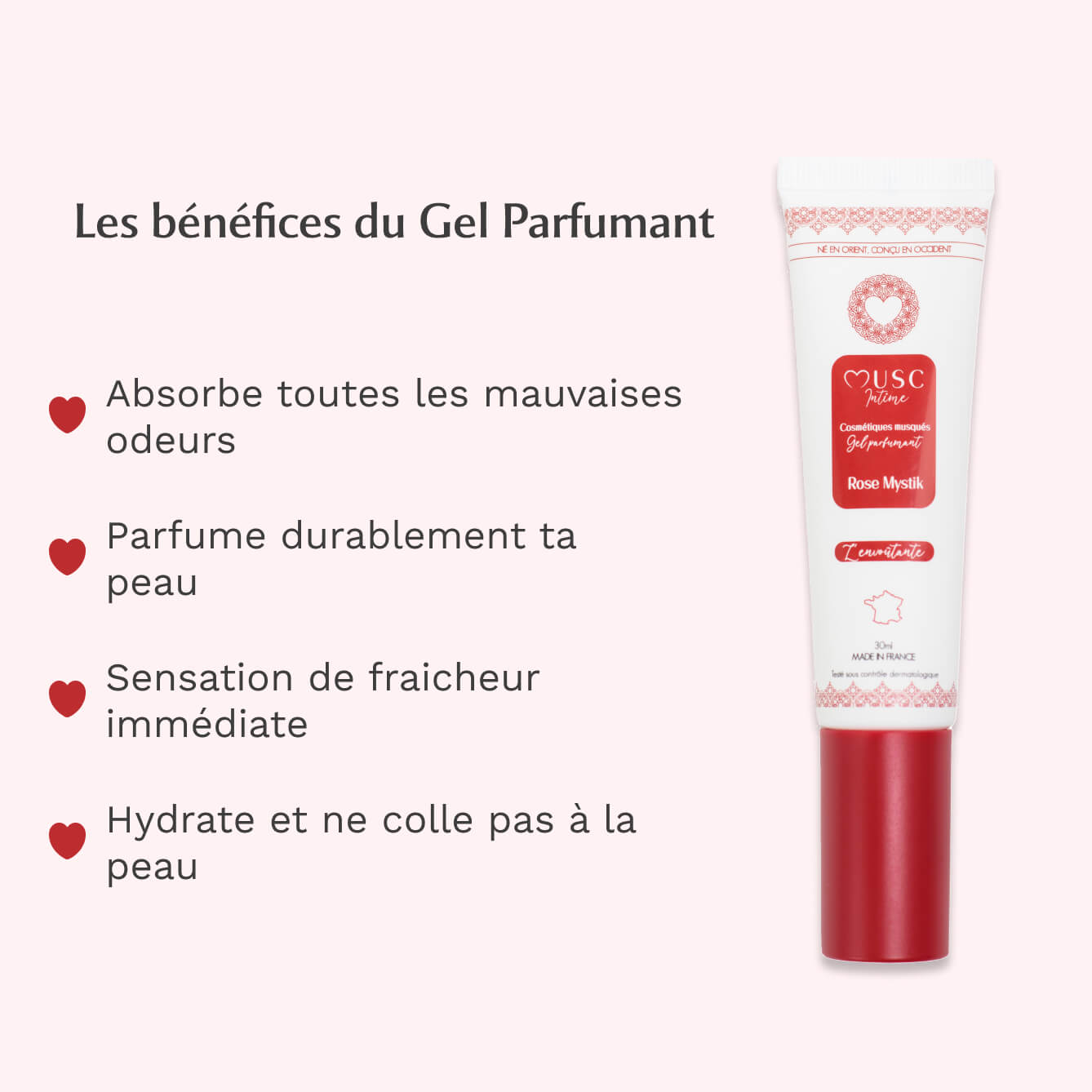Gel parfumant l'Envoûtante - Rose Mystik