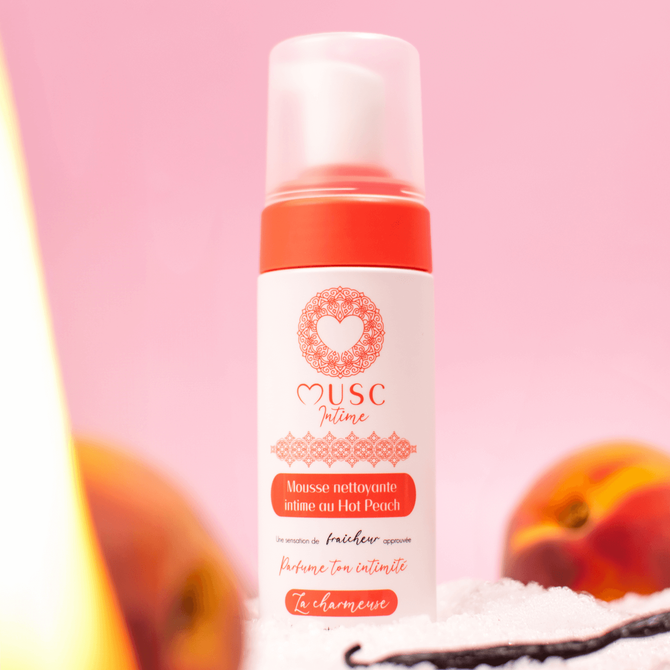 Mousse nettoyante Intime Hot Peach - la Charmeuse