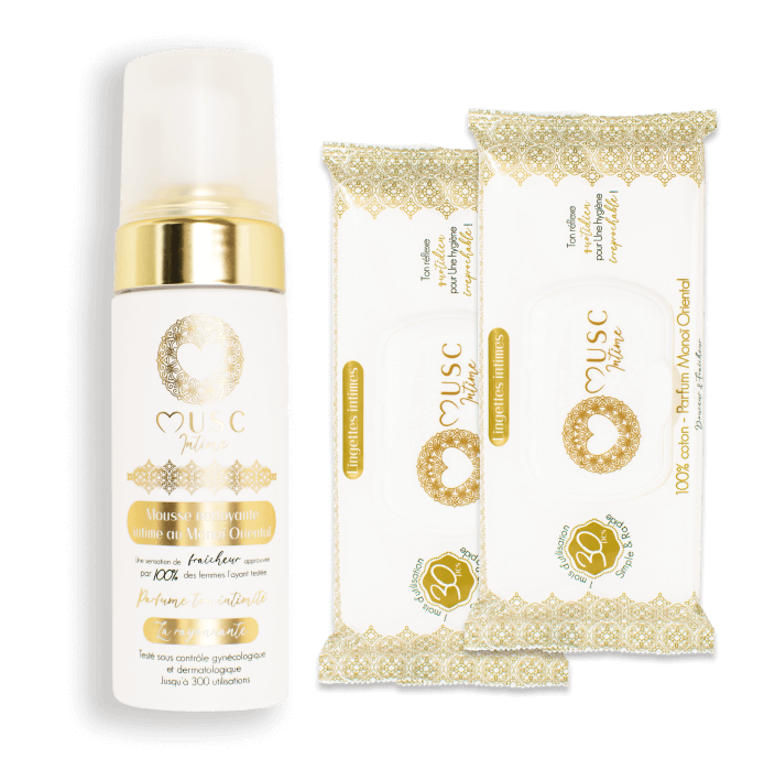 Mousse nettoyante Intime Monoï Oriental - La Rayonnante