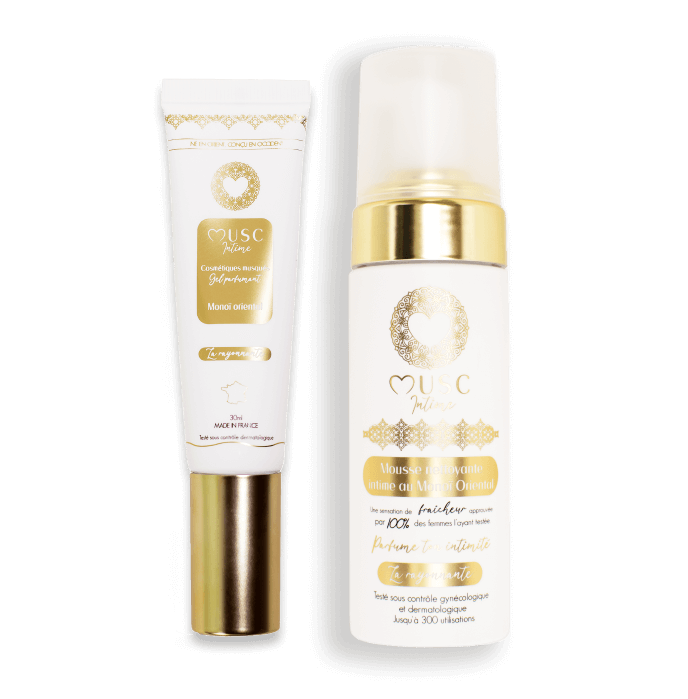 Mousse nettoyante Intime Monoï Oriental - La Rayonnante