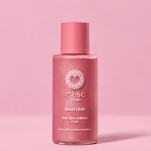 Huile Glow Pailletée Corps Sweet Litchi
