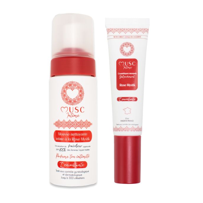Mousse nettoyante Intime Rose Mystik - l'Envoûtante